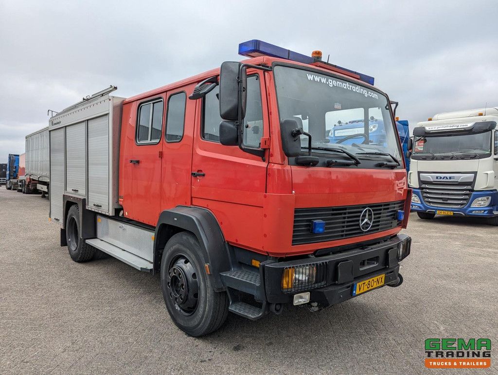 Mercedes-Benz 1124 AF 4x4 Dubbelcab 6Cil - 9 Pers - Kronenburg Tankautospuit TS08 LD3.000 HD240 T2.400 LiterTank