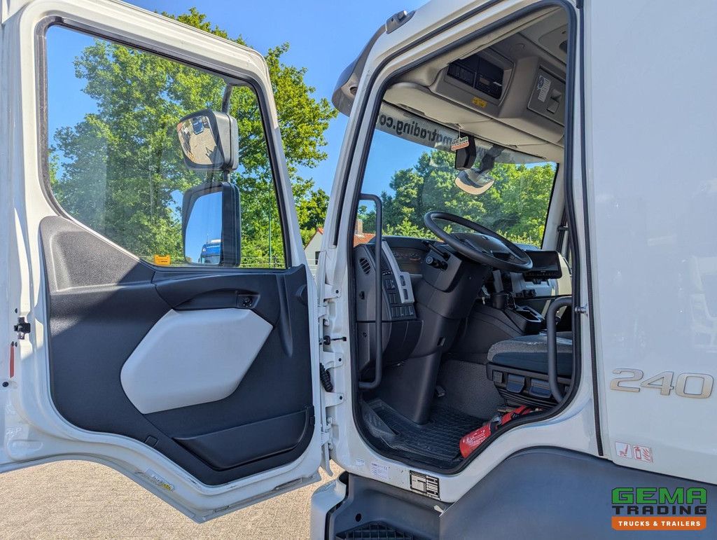 Volvo FL240 4x2 Daycab Euro6 – 12T - Geschlossene/isolierte Box 7,5 m – Boxheizung – Hebebühne 1500 kg – Kamera
