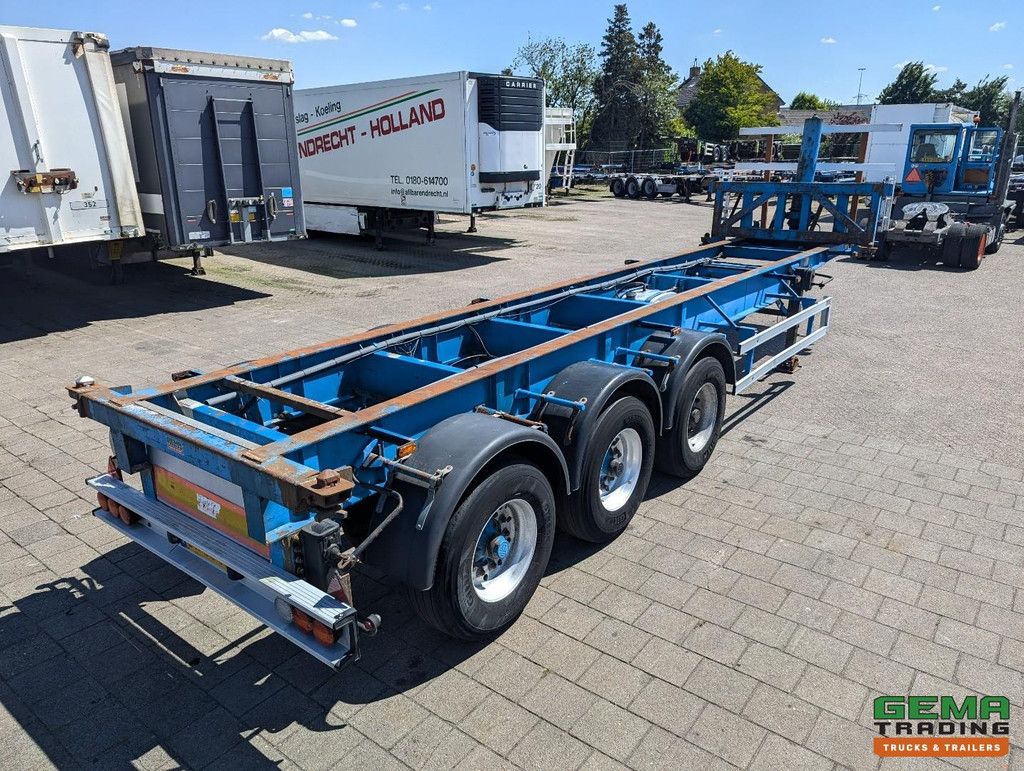 DESOT OPL/3AT/38/6894E 3-Assen BPW - Trommelremmen - 30FT Kiepchassis - Elektrische/Hydraulisch Pomp - Alcoa