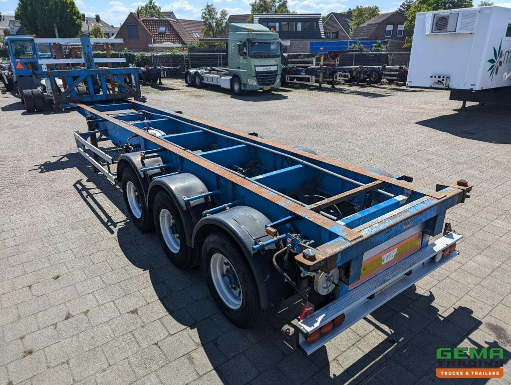 DESOT OPL/3AT/38/6894E 3-Assen BPW - Trommelremmen - 30FT Kiepchassis - Elektrische/Hydraulisch Pomp - Alcoa