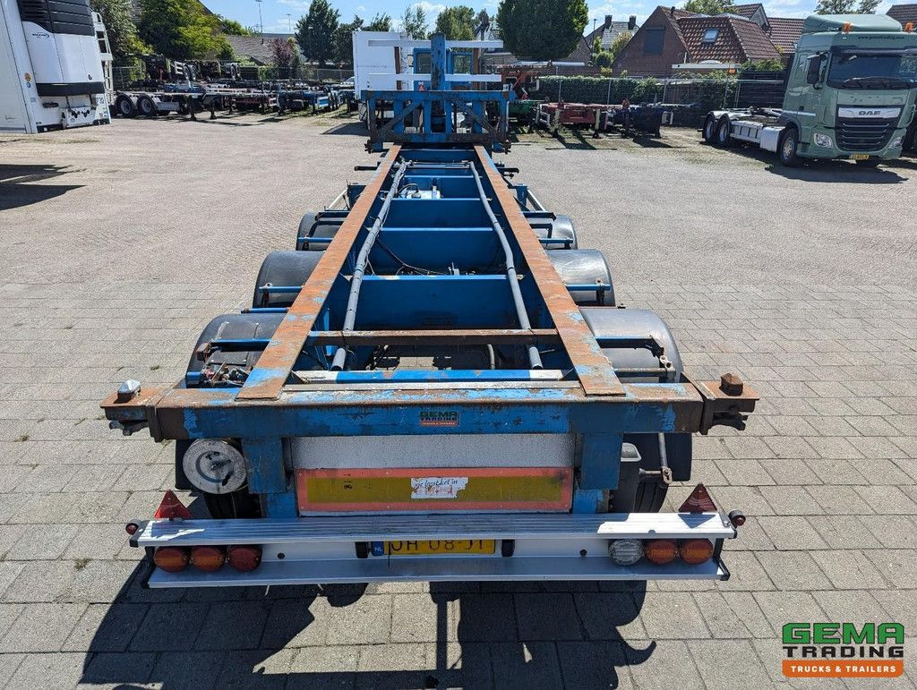 DESOT OPL/3AT/38/6894E 3-Assen BPW - Trommelremmen - 30FT Kiepchassis - Elektrische/Hydraulisch Pomp - Alcoa