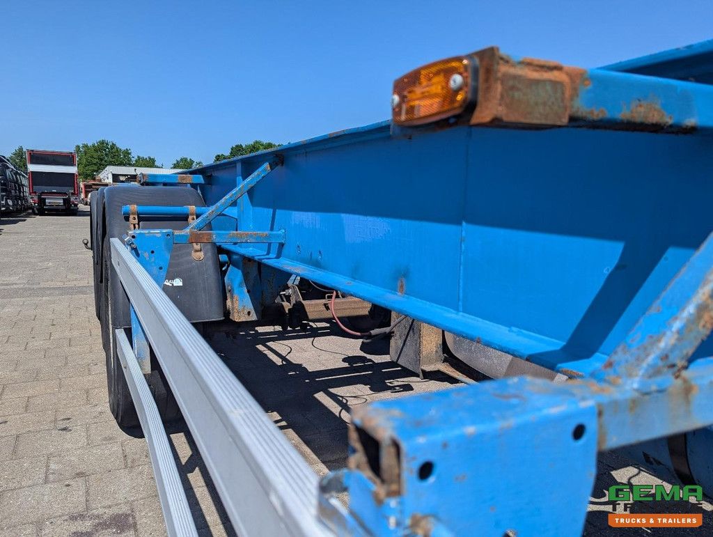 DESOT OPL/3AT/38/6894E 3-Assen BPW - Trommelremmen - 30FT Kiepchassis - Elektrische/Hydraulisch Pomp - Alcoa