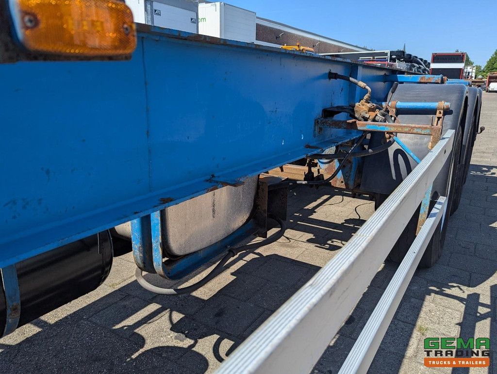 DESOT OPL/3AT/38/6894E 3-Assen BPW - Trommelremmen - 30FT Kiepchassis - Elektrische/Hydraulisch Pomp - Alcoa