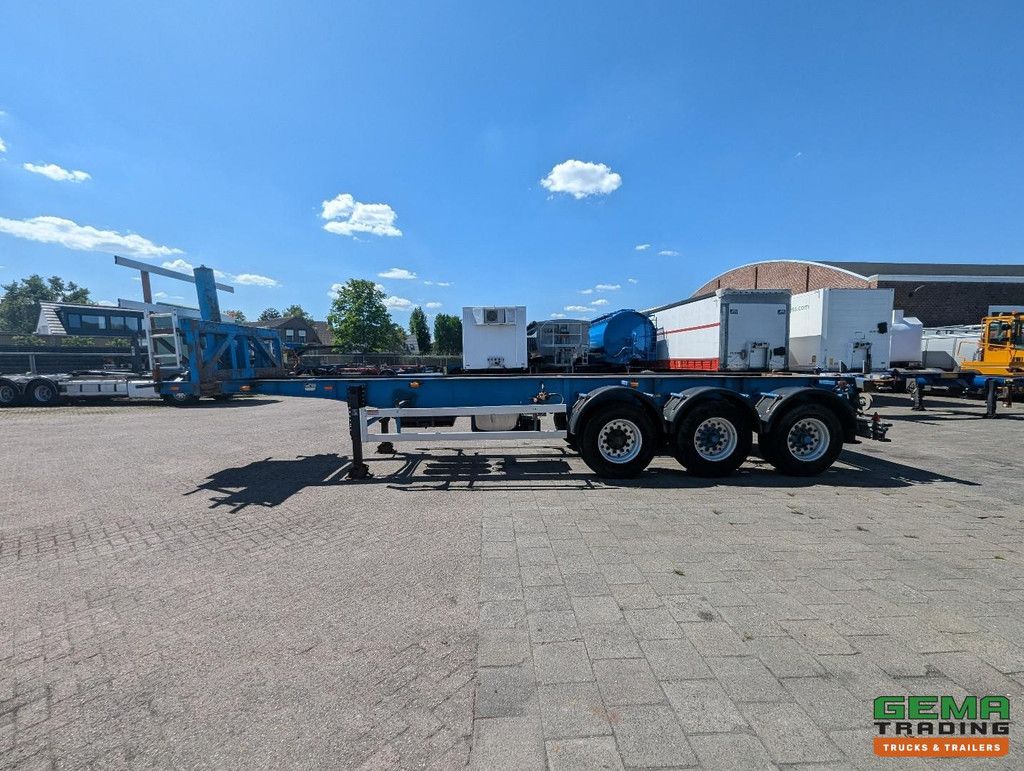 DESOT OPL/3AT/38/6894E 3-Assen BPW - Trommelremmen - 30FT Kiepchassis - Elektrische/Hydraulisch Pomp - Alcoa