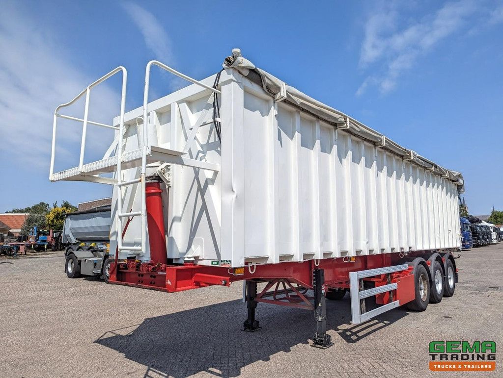 OVA 38OK911 3-Axles - Tipper 46m³ - Steel/Alu - Drum brakes - Trailing Axle - 12/2025 MOT