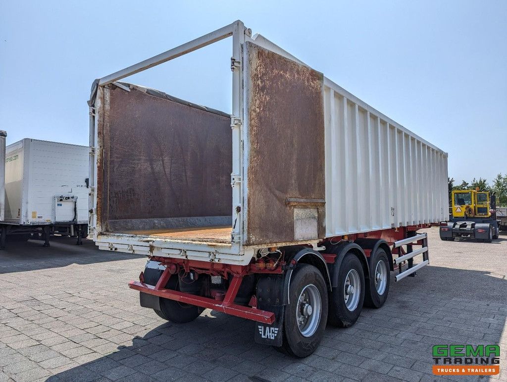 OVA 38OK911 3-Axles - Tipper 46m³ - Steel/Alu - Drum brakes - Trailing Axle - 12/2025 MOT