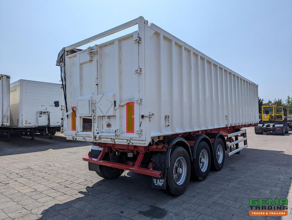 OVA 38OK911 3-Axles - Tipper 46m³ - Steel/Alu - Drum brakes - Trailing Axle - 12/2025 MOT