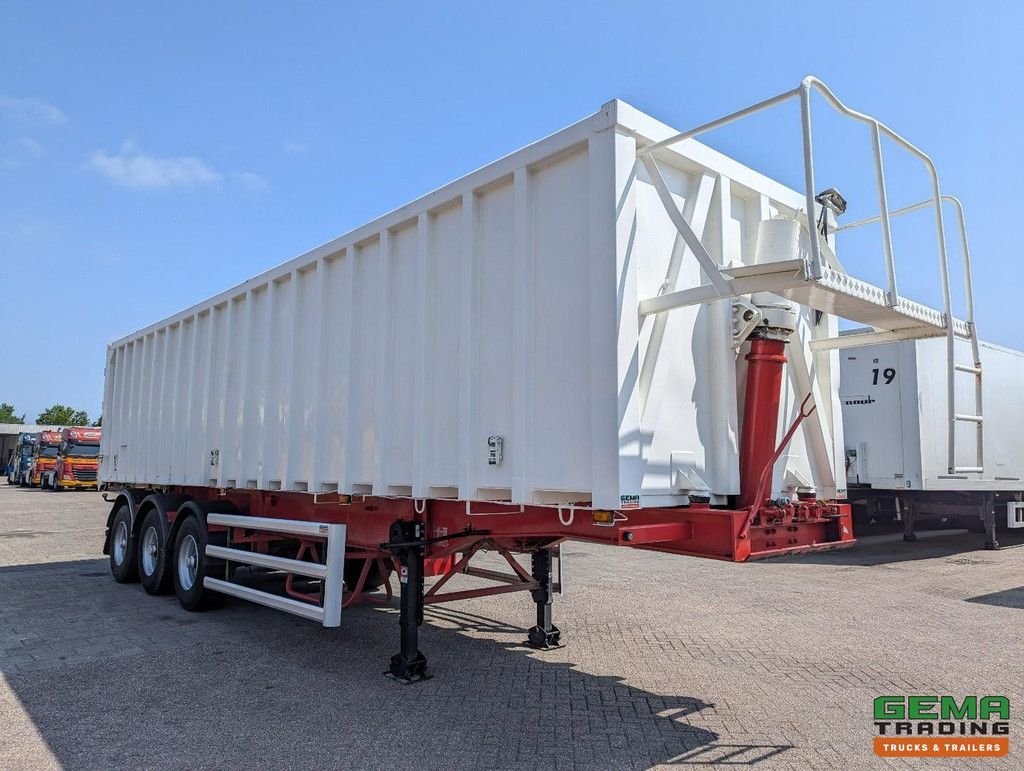 OVA 38OK911 3-Axles - Tipper 46m³ - Steel/Alu - Drum brakes - Trailing Axle - 12/2025 MOT