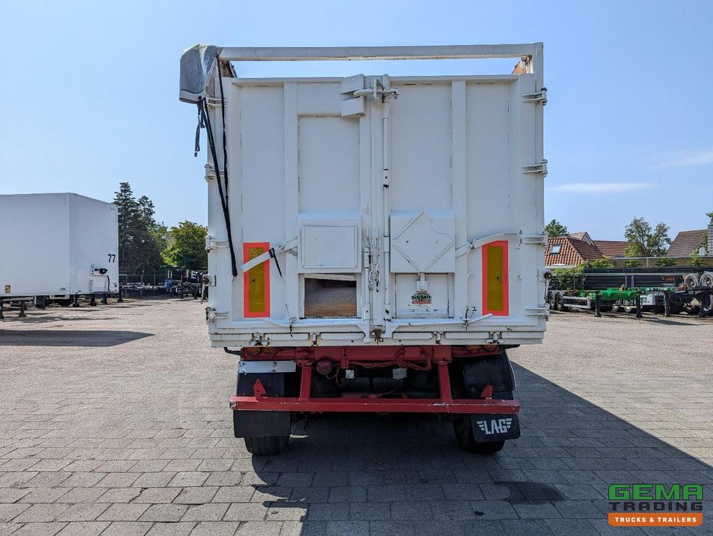 OVA 38OK911 3-Axles - Tipper 46m³ - Steel/Alu - Drum brakes - Trailing Axle - 12/2025 MOT