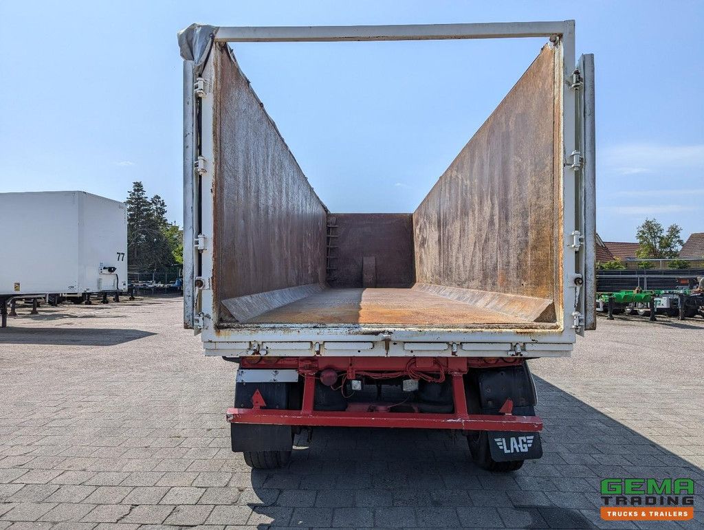 OVA 38OK911 3-Axles - Tipper 46m³ - Steel/Alu - Drum brakes - Trailing Axle - 12/2025 MOT