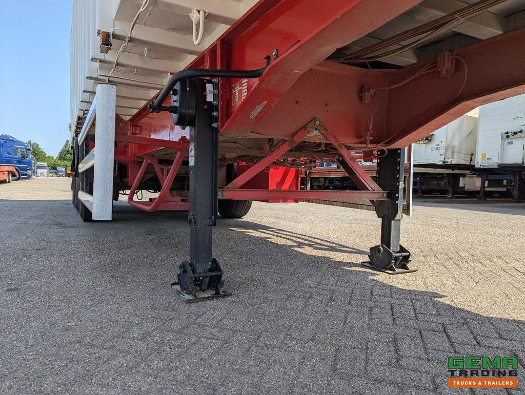 OVA 38OK911 3-Axles - Tipper 46m³ - Steel/Alu - Drum brakes - Trailing Axle - 12/2025 MOT