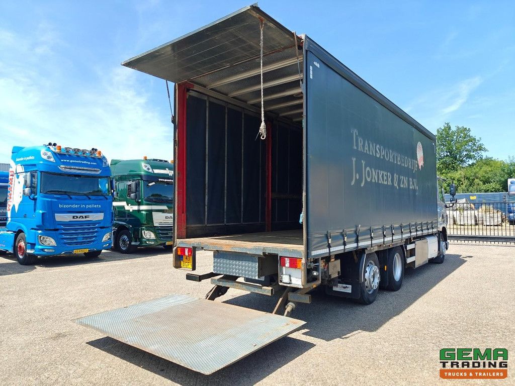 DAF CF 400 FAN 6x2/4 SpaceCab Euro6A - Schiebeplane 7,7m + Ladebordwand 2000kg - HH Floor - Anhängerkupplung