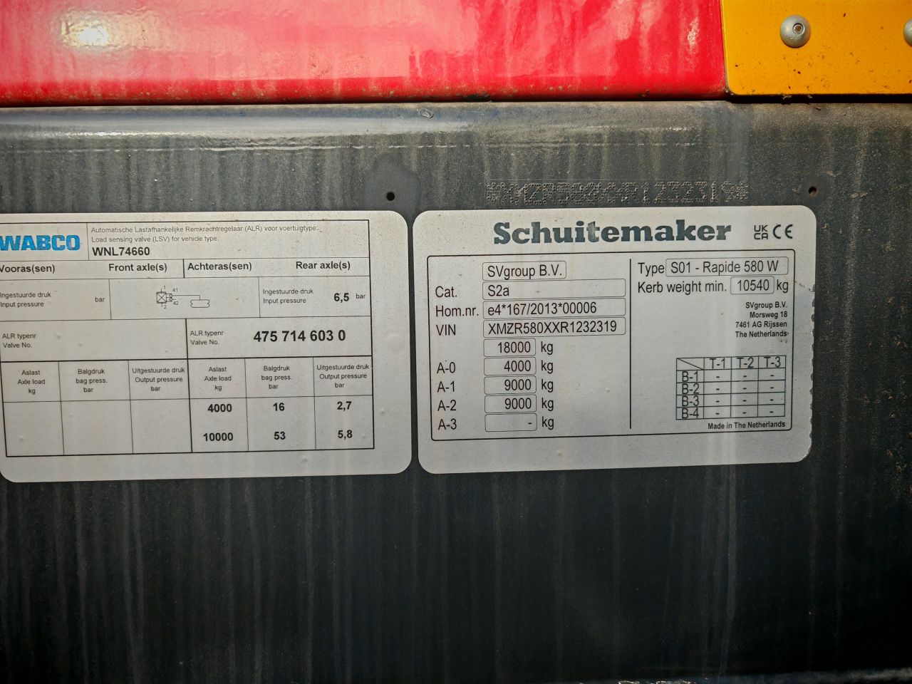 Schuitemaker Opraapwagen S01 Rapide 580-26.5W