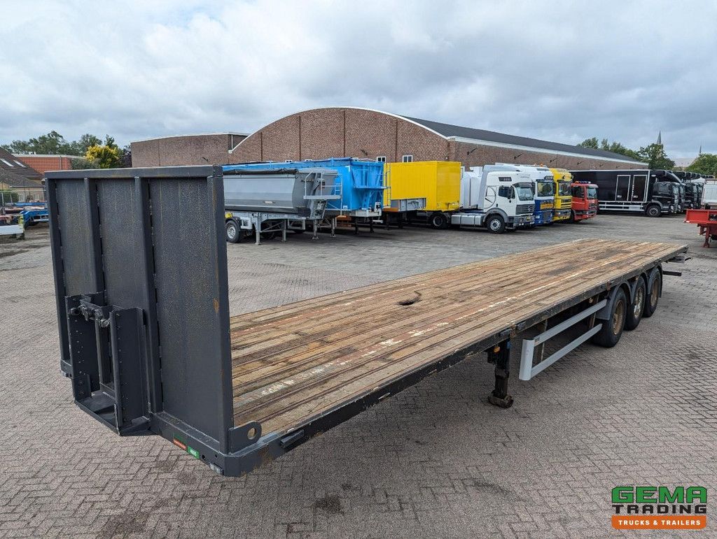 Tracon Trailers TO 3 3-Assen BPW - Schijfremmen - Open Laadbak 13.6m - HH Vloer - 10/2025 APK
