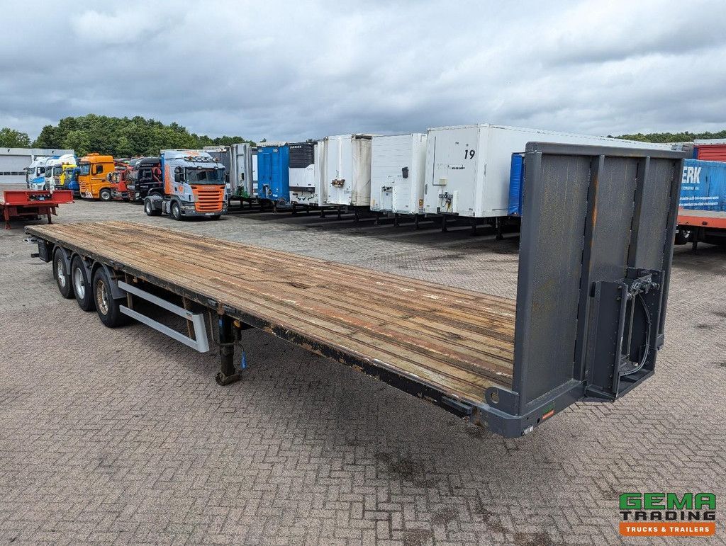 Tracon Trailers TO 3 3-Assen BPW - Schijfremmen - Open Laadbak 13.6m - HH Vloer - 10/2025 APK