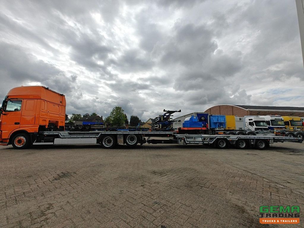 DAF XF 440 FAS 6x2 SuperSpaceCab Euro6C - Retarder + Recker 3-Achs-Anhänger - Radkästen - Hydraulische Knicklenkung und -verlängerung - TÜV 02/2026