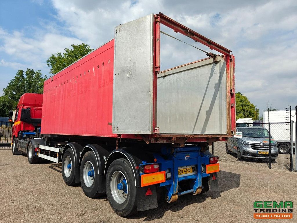 Renders 12.27NA 3-axle BPW - Steep Loader - Cable System 30T - Tipper - Aluminum Container 33m³ - Wireless Remote Control