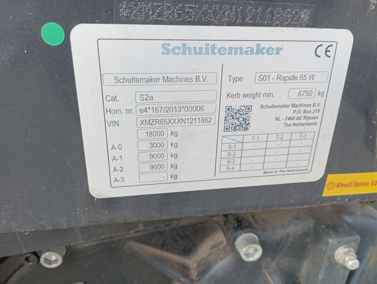 Schuitemaker Opraapwagen Rapide 65W