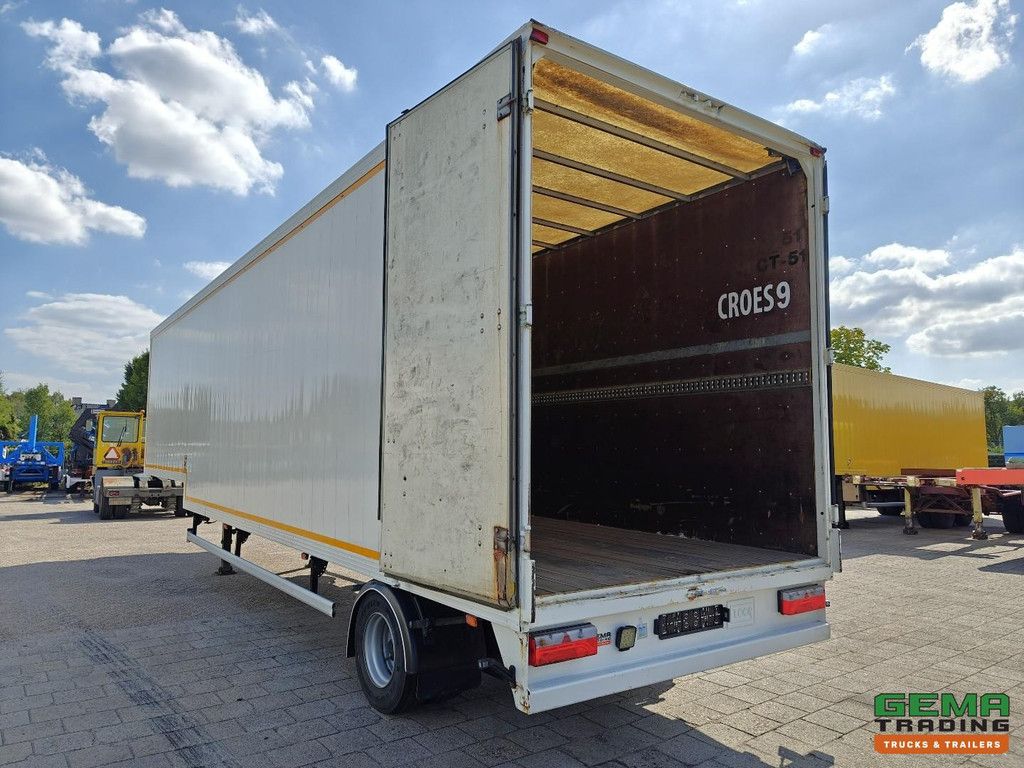 Floor FLSDO-12-10H1 1-axle BPW Steered - City 11.5M - Semi - Aluminum body - Hardwood floor - Repainted