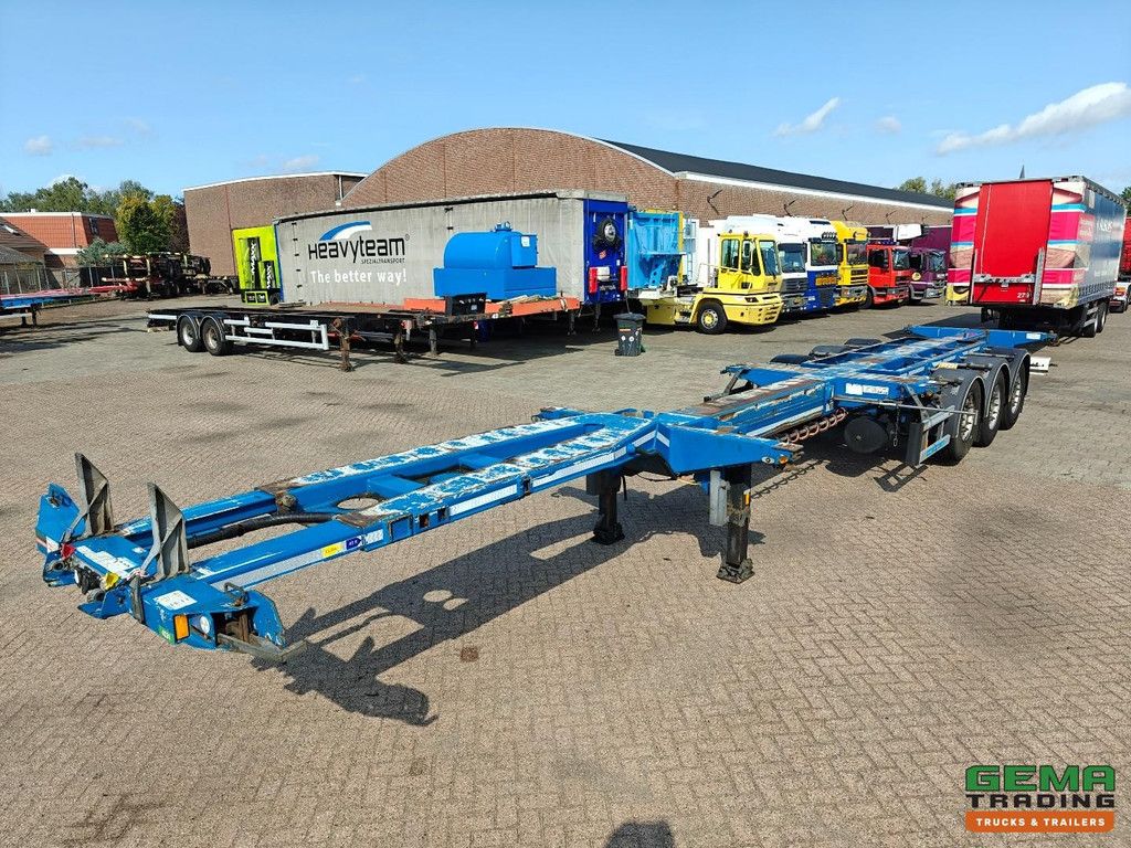 D-Tec FLEXITRAILER 3-Assen SAF - MULTI - Schijfremmen - LiftAs - Alle Aansluitingen - 4819KG - 04/2026 APK