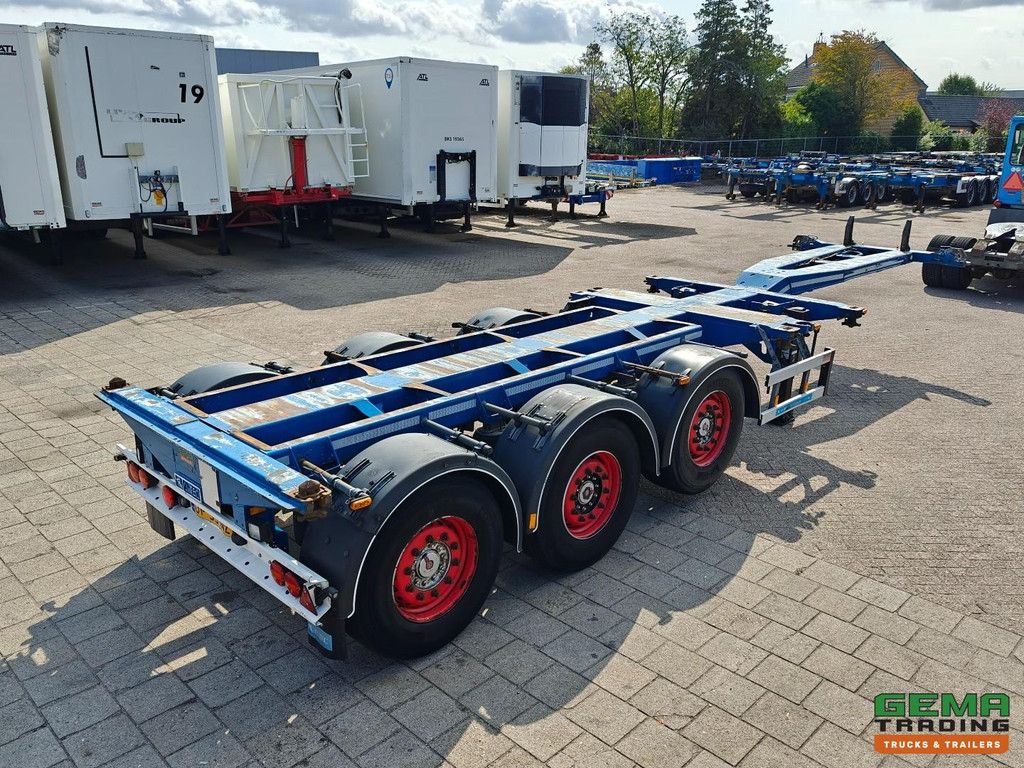 D-Tec FLEXITRAILER 3-Assen SAF - MULTI - Schijfremmen - LiftAs - Alle Aansluitingen - 4819KG - 04/2026 APK