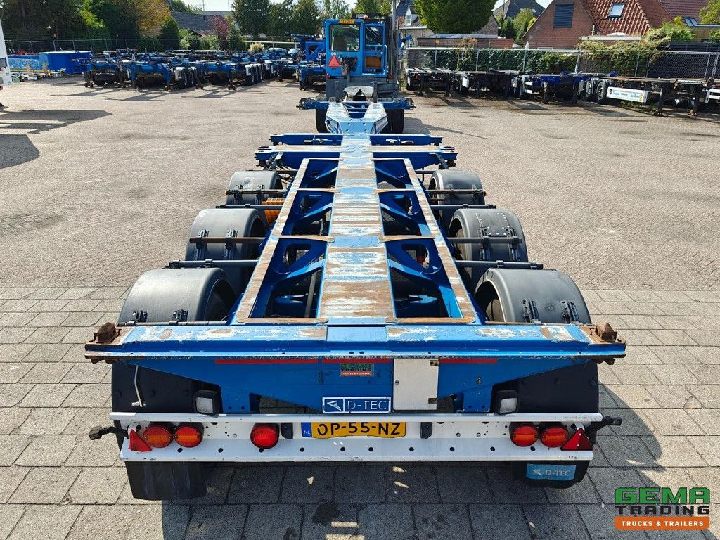 D-Tec FLEXITRAILER 3-Assen SAF - MULTI - Schijfremmen - LiftAs - Alle Aansluitingen - 4819KG - 04/2026 APK