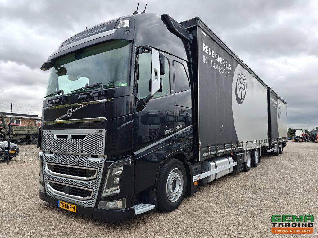 Volvo FH16-750 6x2 Globetrotter XL Euro6C – VEB+ – Volumenkombi – Doppeltanks – IparkCool – SMARTTacho V2 – 07/2026 TÜV