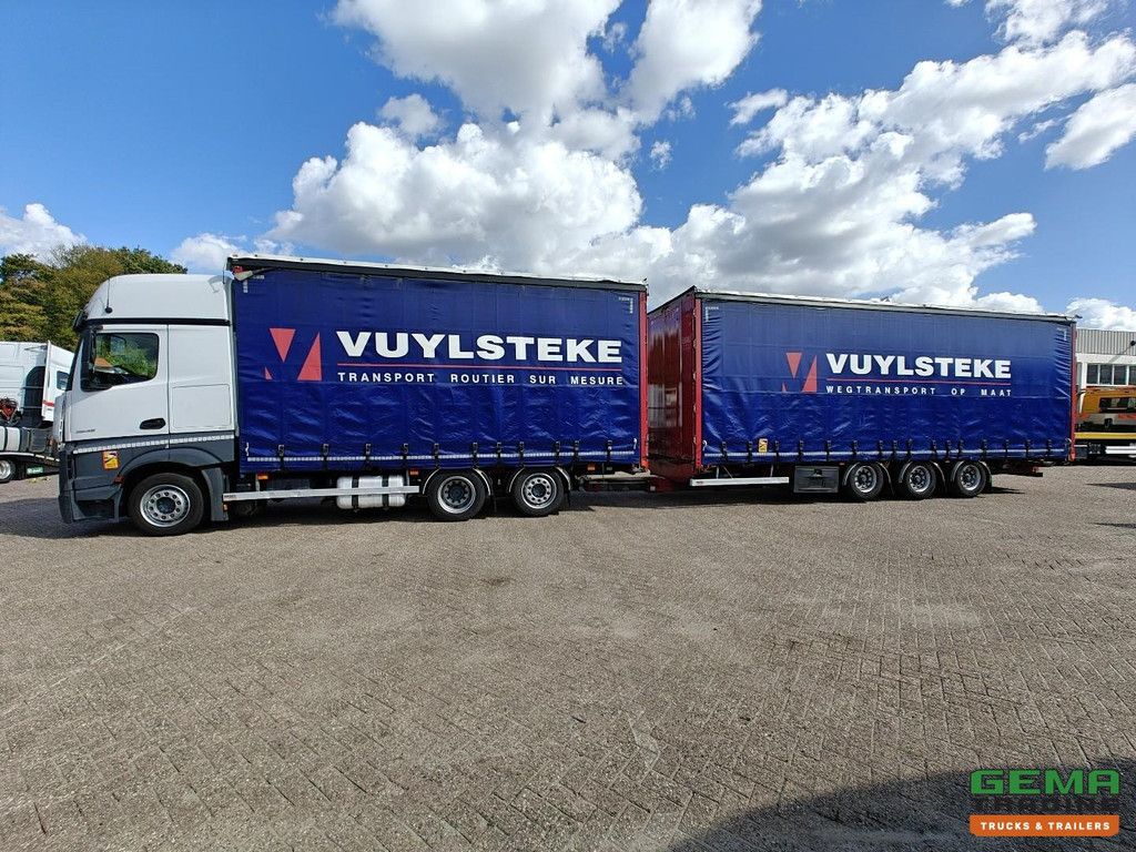 Mercedes-Benz Actros 2645 6x2 Gigaspace Euro6 + 3-axle trailer - 115m³ volume combination - double tanks - muffler connection - HH floor - SMARTTacho V2