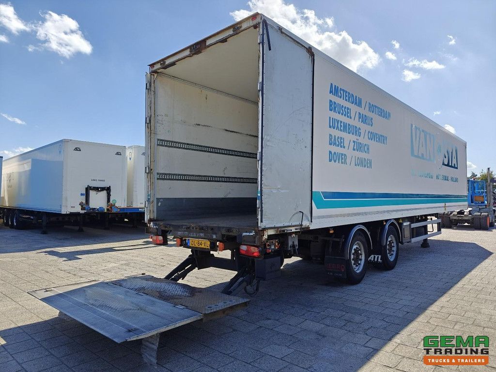 System Trailers GS PRS 18 2-axle SAF - Lift axle and steering axle - Disc brakes - Closed body - Tail lift 2000 kg