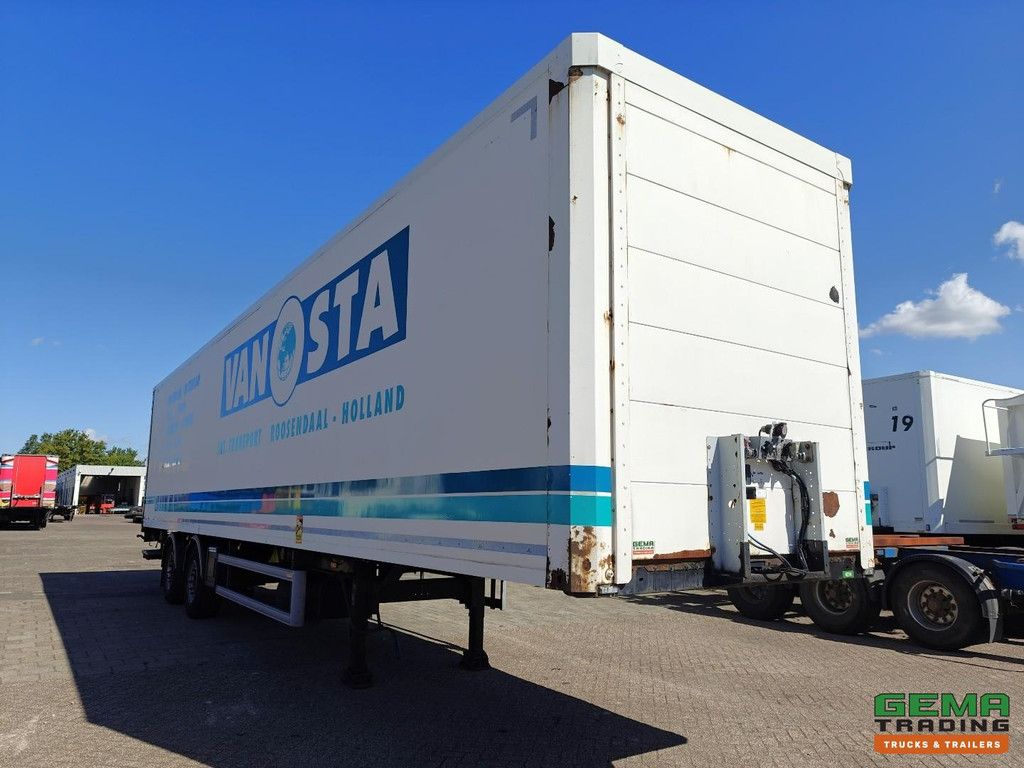 System Trailers GS PRS 18 2-axle SAF - Lift axle and steering axle - Disc brakes - Closed body - Tail lift 2000 kg