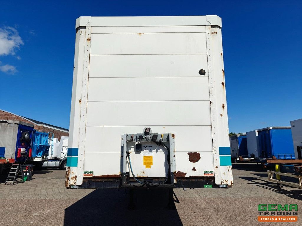 System Trailers GS PRS 18 2-axle SAF - Lift axle and steering axle - Disc brakes - Closed body - Tail lift 2000 kg