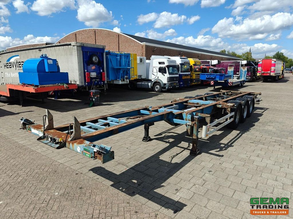 Pacton T3-007 3-Axle SAF - Drum Brakes - Lift Axle - Fixed - All Connections - 4700KG