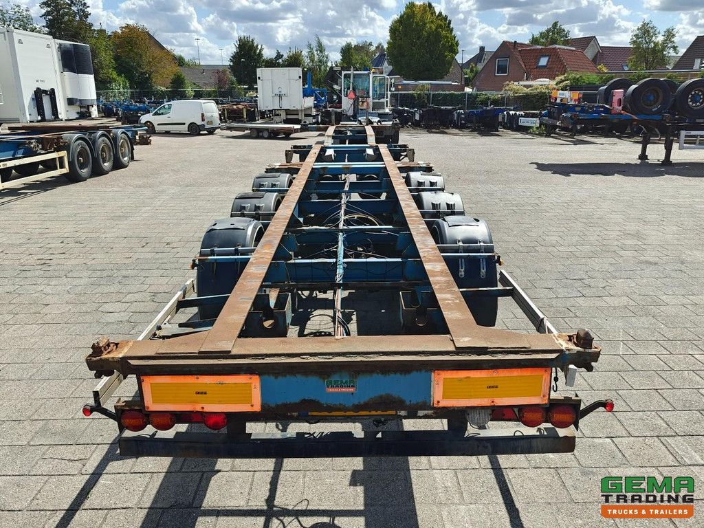Pacton T3-007 3-Axle SAF - Drum Brakes - Lift Axle - Fixed - All Connections - 4700KG