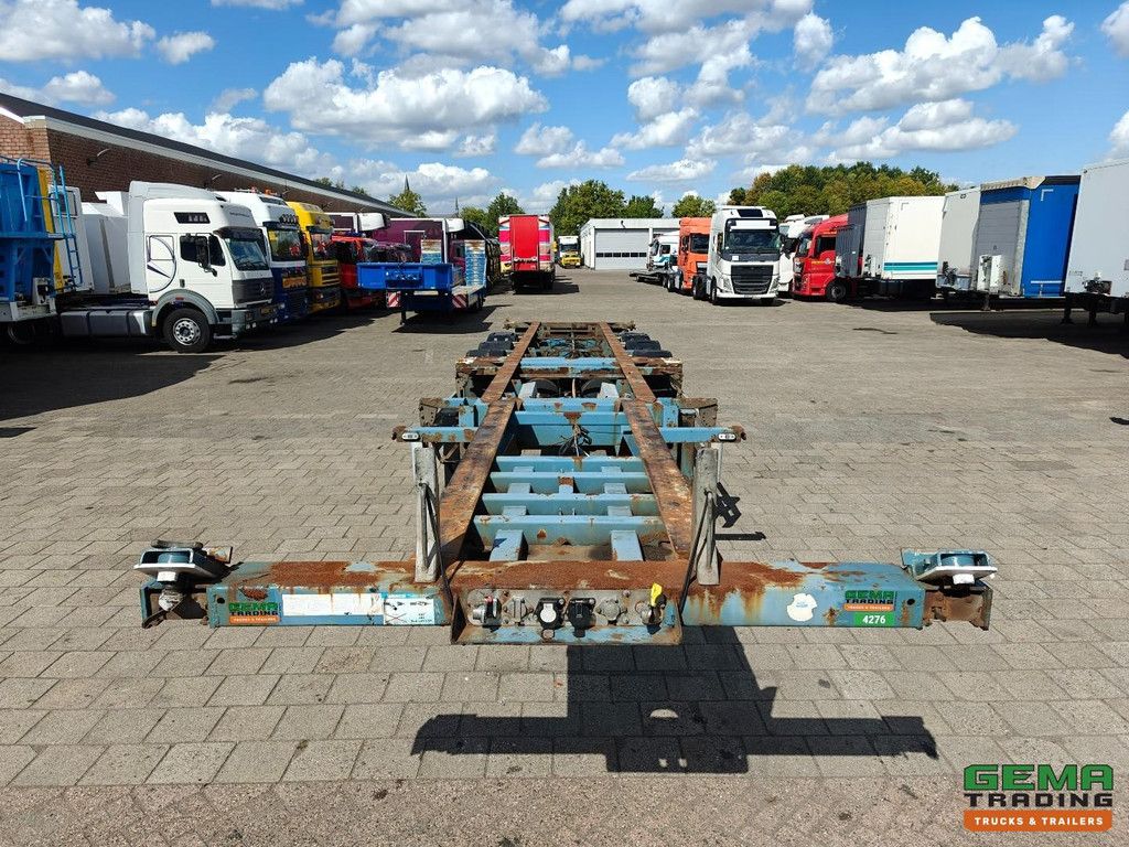 Pacton T3-007 3-Axle SAF - Drum Brakes - Lift Axle - Fixed - All Connections - 4700KG