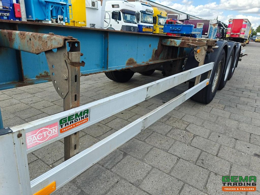 Pacton T3-007 3-Axle SAF - Drum Brakes - Lift Axle - Fixed - All Connections - 4700KG
