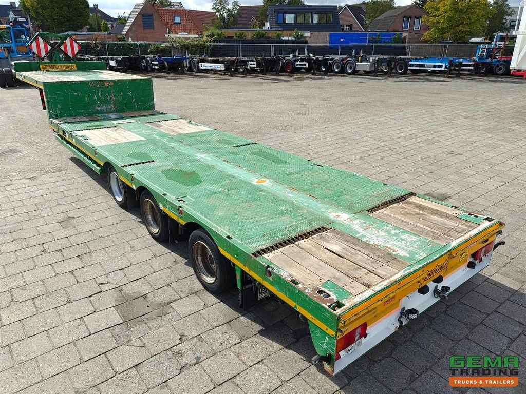 Nooteboom MCO-42-03V/L Semi-Low Loader 12.4m - 3 Axles Forced Steering - Remote Control - Extendable 5.8m - Stake Pots - Twistlocks - 07/2026 MOT