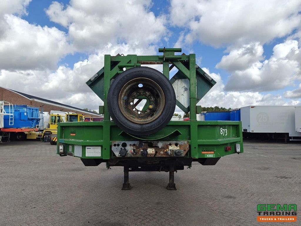 Nooteboom MCO-42-03V/L Semi-Low Loader 12.4m - 3 Axles Forced Steering - Remote Control - Extendable 5.8m - Stake Pots - Twistlocks - 07/2026 MOT