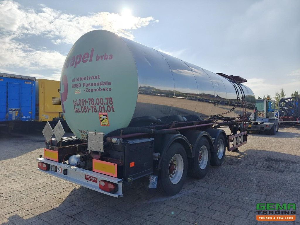 Atcomex TO/27TRI/38ST Bitum - 3-Axles ROR - ADR FL AT - 30,000L - LiftAs - Disc brakes