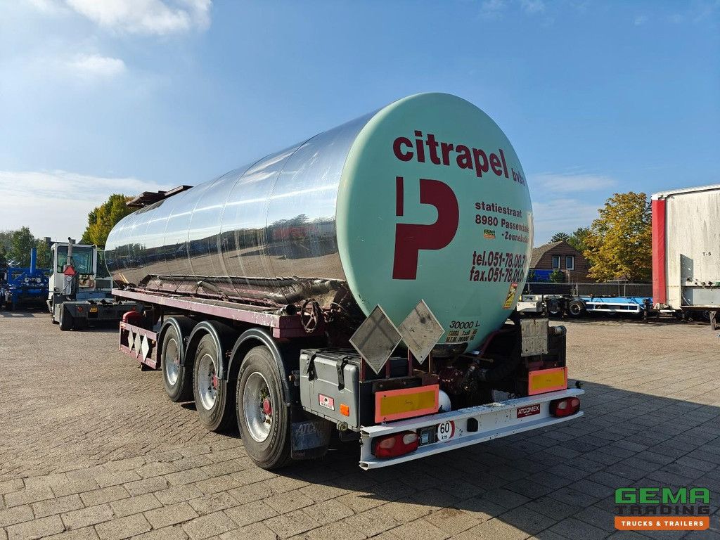 Atcomex TO/27TRI/38ST Bitum - 3-Axles ROR - ADR FL AT - 30,000L - LiftAs - Disc brakes