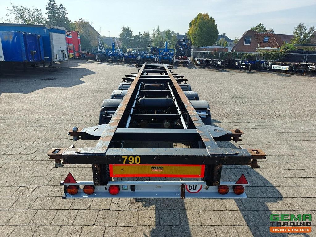 DESOT OPP 3AT 38 78136 3-Axles ROR - Drum brakes - 20FT 2x20FT 30FT 40FT - 4900KG - Flat