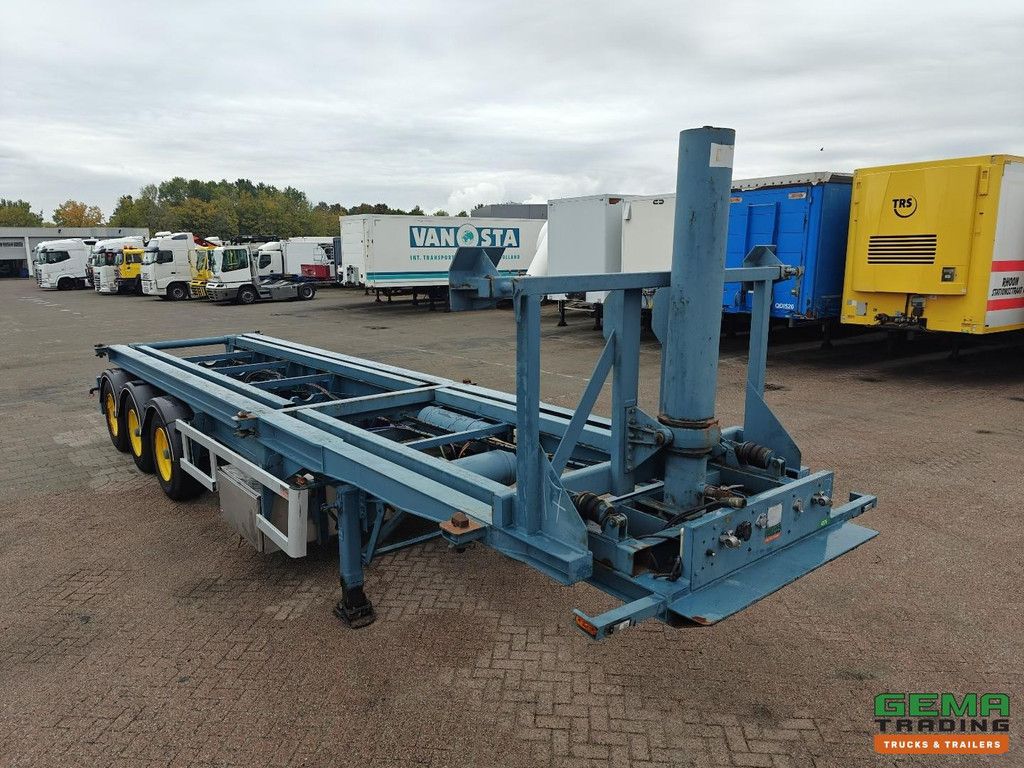 Renders ROC 12.27 CCE 3-Achsen BPW - 20/30FT Kipper-Chassis - Elektrische Kippeinheit - Trommelbremsen - Liftachse -