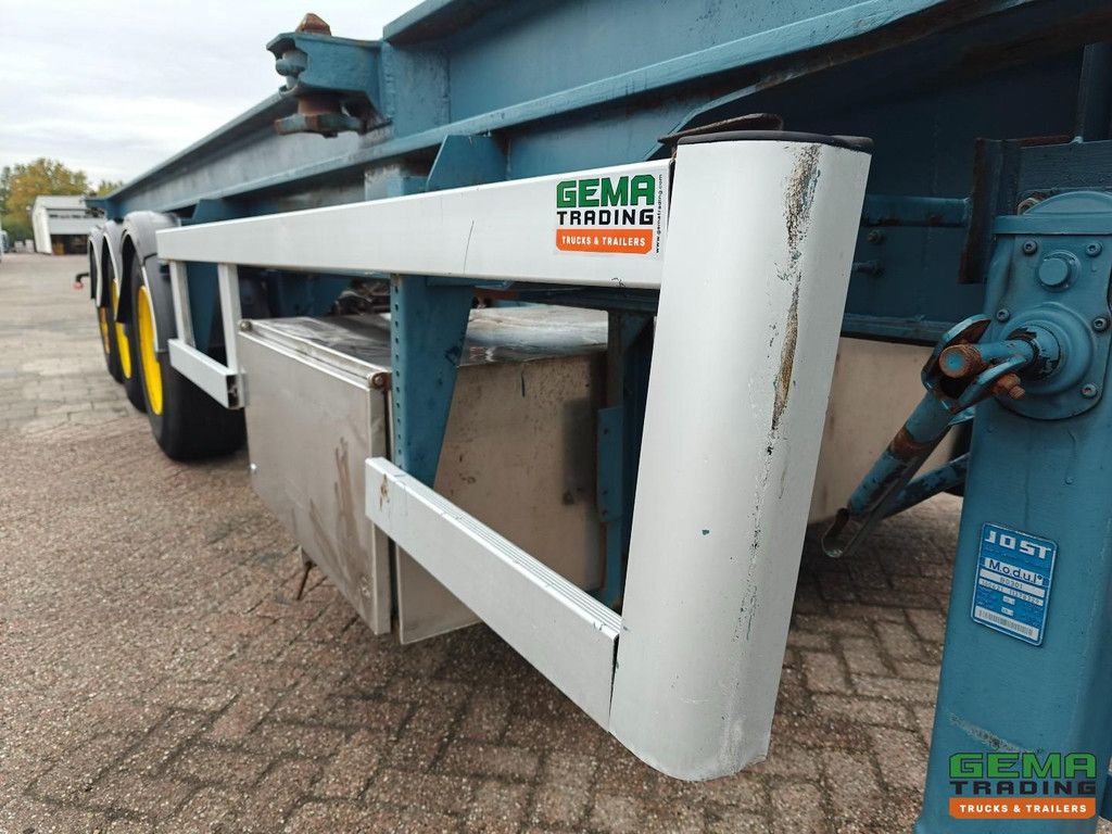 Renders ROC 12.27 CCE 3-Achsen BPW - 20/30FT Kipper-Chassis - Elektrische Kippeinheit - Trommelbremsen - Liftachse -