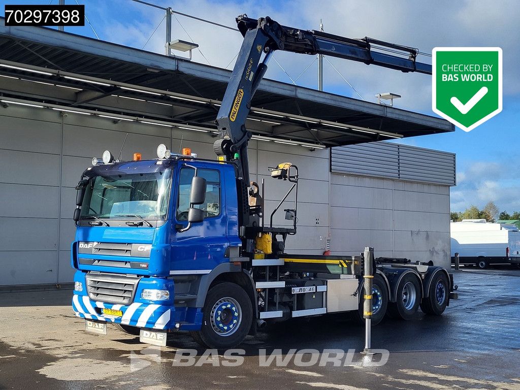 DAF FAQ CF85 CF85.410 8X2 Palfinger PK22002 EH Kran Crane + VDL S-20-6200 Lift+steering EEV