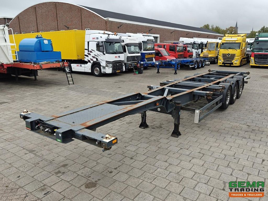 Schmitz SCF 24 G 3-Assen MB - LiftAs - Schijfremmen - Vast Chassis - 2x20FT 1x30FT 40FT aansluiting