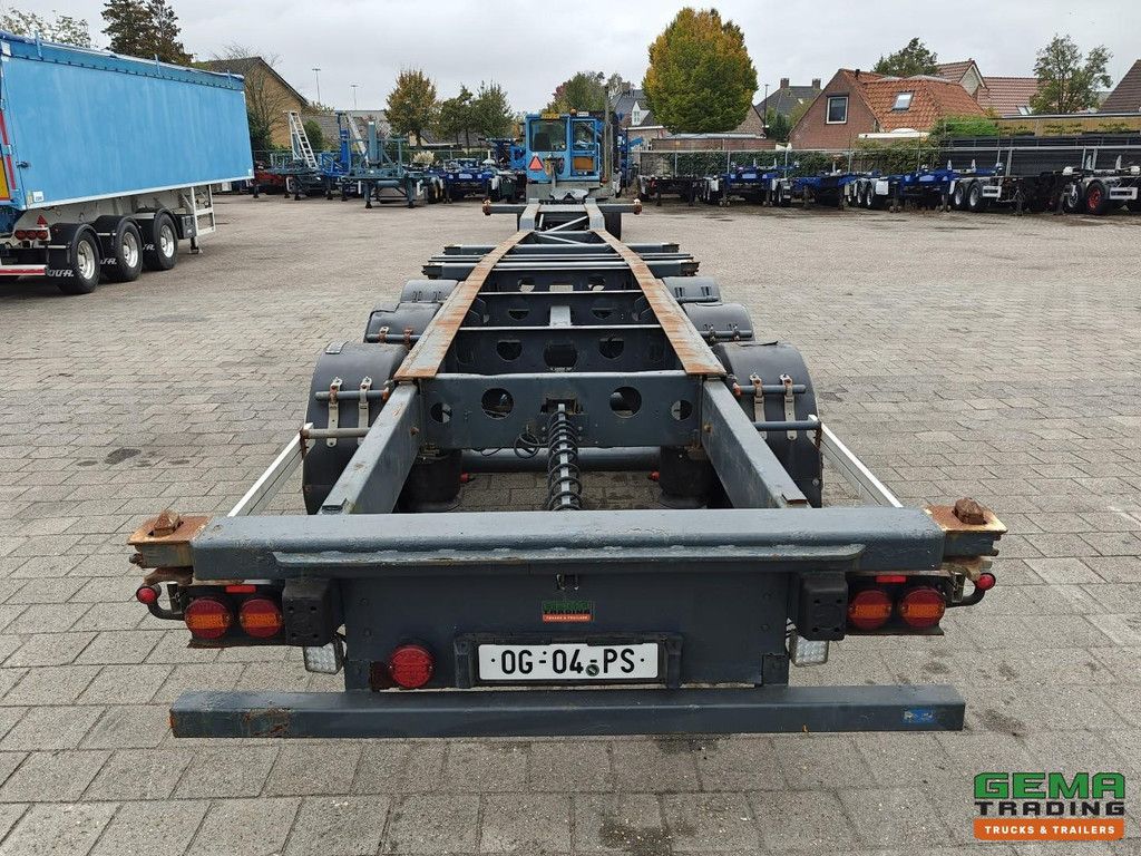 Schmitz SCF 24 G 3-Assen MB - LiftAs - Schijfremmen - Vast Chassis - 2x20FT 1x30FT 40FT aansluiting