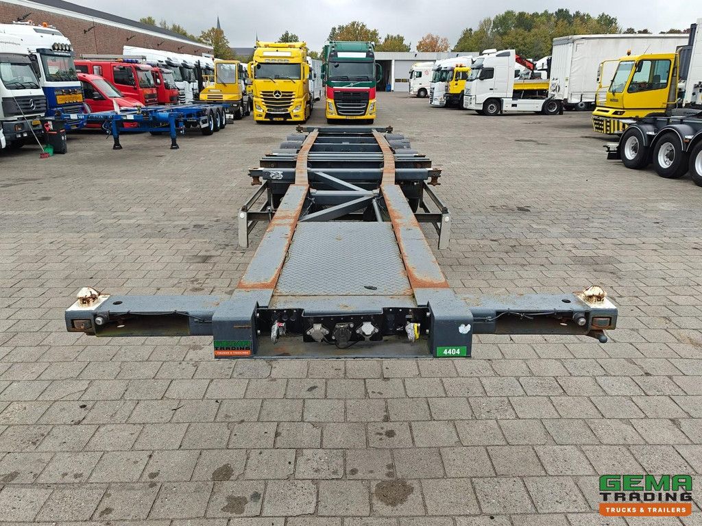 Schmitz SCF 24 G 3-Assen MB - LiftAs - Schijfremmen - Vast Chassis - 2x20FT 1x30FT 40FT aansluiting