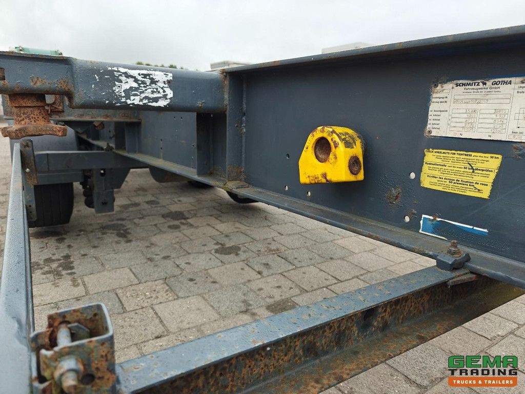 Schmitz SCF 24 G 3-Assen MB - LiftAs - Schijfremmen - Vast Chassis - 2x20FT 1x30FT 40FT aansluiting