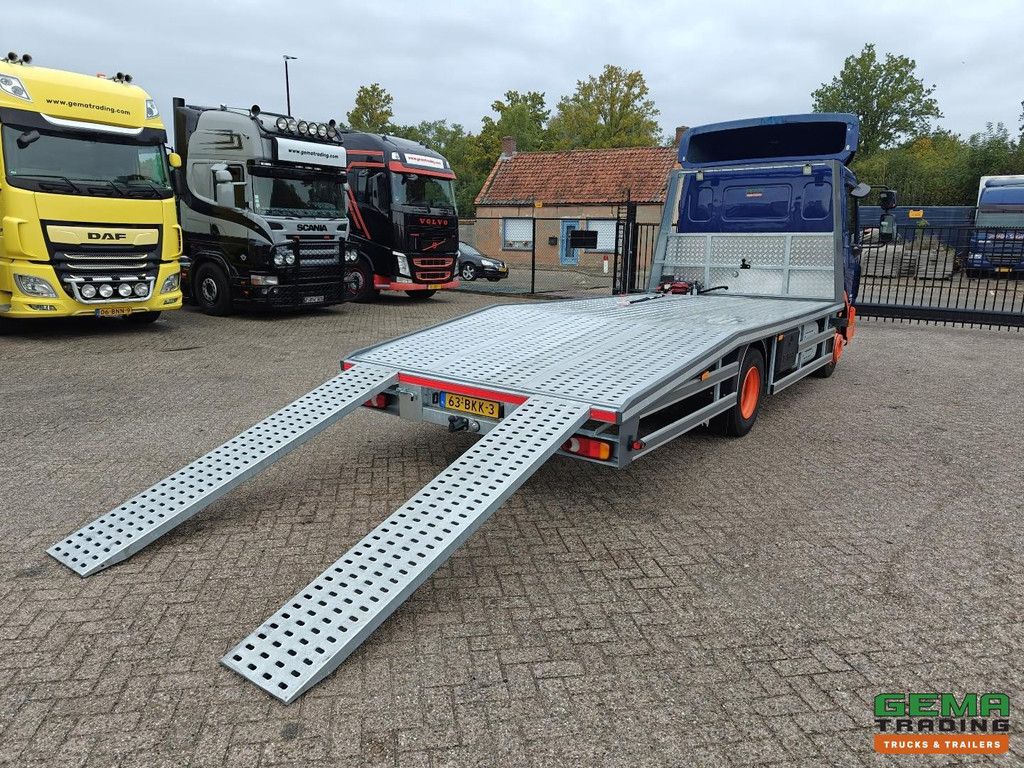 DAF LF 180 FA 4x2 Daycab Euro6C – Laderampe/Maschinentransporter 5,3m + Seilwinde 5900kg – Anhängerkupplung – TÜV 09/2026 – Neubau!