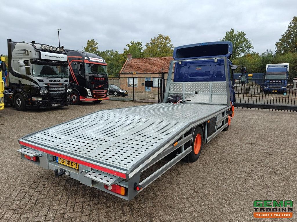 DAF LF 180 FA 4x2 Daycab Euro6C – Laderampe/Maschinentransporter 5,3m + Seilwinde 5900kg – Anhängerkupplung – TÜV 09/2026 – Neubau!