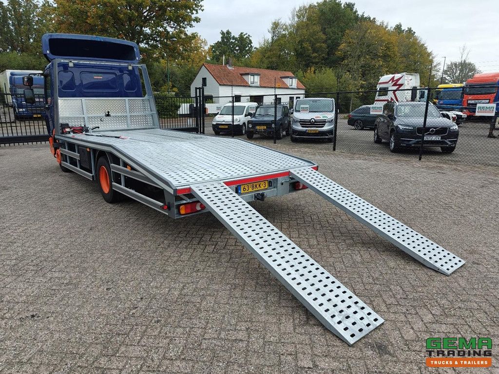 DAF LF 180 FA 4x2 Daycab Euro6C – Laderampe/Maschinentransporter 5,3m + Seilwinde 5900kg – Anhängerkupplung – TÜV 09/2026 – Neubau!